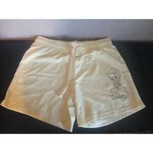 Looney Tunes Juniors Yellow Tweety Bird Shorts ~ M